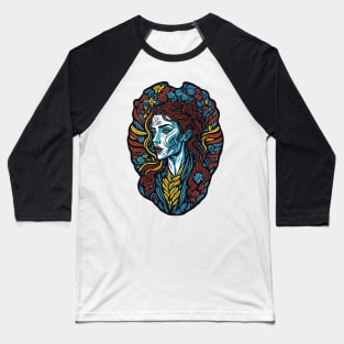 Art Nouveau Baseball T-Shirt